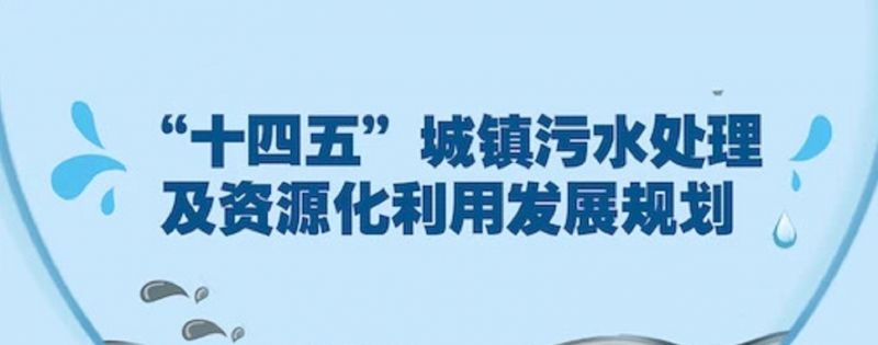 重磅 | “十四五”城鎮污水處理及資源化利用發展規劃！